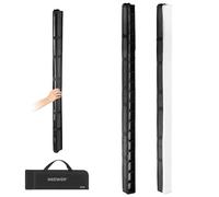 NEEWER Kit de Diffuseur de Lumière LED pour Bâton Lumineux LED RGB TL120C, Diffuseur de Bande de Tube LED avec Grille en Nid d'abeille, Sac de Transport, Attaches Tactiles pour Photos, Vidéos, NS10S