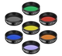 Neewer Kit de Filtres 3,17 centimètres Téléscope Lune Filtre, CPL Filtre, Filtres de 5 Couleurs(Rouge, Orange, Jaune, Vert, Bleu), Filtres Oculaires dans l'Observation Planétaire Lunaire