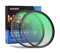 NEEWER Kit de Filtres 72mm Black Diffusion 1/4 + 1/8, Filtres à Effets cinématographiques 1/4 et 1/8 avec étuis de Rangement,Chiffons de Nettoyage,Verre Optique HD à revêtement Multi Nano pour vidéo