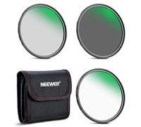 NEEWER Kit de Filtres d'Objectif 77mm ND8 ND64 CPL Kit de Filtres ND+Polarisant Circulaire avec 30 Couches de Revêtement Nano/Verre Optique HD/Hydrofuge/Résistant aux Rayures/Ultra Fin