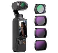 NEEWER Kit de filtres HD CPL ND16 ND64 ND256 Compatible avec DJI OSMO Pocket 3 Creator Combo Accessoires Caméra d'action magnétique Filtre polarisant à densité neutre Verre optique Cadre en aluminium
