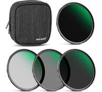 NEEWER Kit de filtres ND 67mm ND1000+ND64+ND8 +ND4,Haute-définition/30 Couches Nano rêvetement/Ultra Fin/Cadre en Alliage d'Aluminium/Hydrofuge/Anti Rayures Filtre Densité Neutre