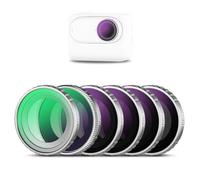 NEEWER Kit de filtres ND Compatible avec Insta360 GO 3S, UV+CPL+ND8+ND16+ND32+ND64, Accessoires pour caméras d'action, filtres polarisés et à densité Neutre, Verre Optique HD Multicouche