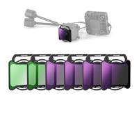 NEEWER Kit de Filtres ND Compatibles avec DJI O4 Air Unit Pro,ND8/ND16/ND32/ND64/CPL/UV, Packs de 6 Filtres Optiques HD Multicouches à Clipser, Kit d'Accessoires pour Drones FPV DIY, FL-N63