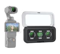 NEEWER Kit de Filtres ND Variables Compatible avec DJI Pocket 3, ND2-32 + CPL +Diffusion Noire 1/4, Filtres Polarisants Circulaires à Densité Neutre Magnétique,Accessoires Objectifs de Caméra d'Action