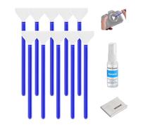 NEEWER Kit de Nettoyage d'objectif 12 en 1 pour DSLR,appareils électroniques,téléphones,tablettes,10x tampons de Nettoyage pour capteur APS-C 16mm + 1x Spray nettoyant + 1x Chiffon,HM-47