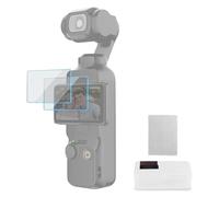 NEEWER Kit de protection d'écran (2 Pack) compatible avec DJI Osmo Pocket 4&3&Xtra Muse Creator Combo accessoires,film protecteur d'écran tactile en verre trempé HD 9H anti-rayures,CA141