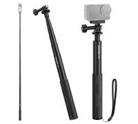 NEEWER Kit de Tige d'Extension Compatible avec DJI OSMO Action 5 Pro 4 3 GoPro Insta360 AKASO, Perche à Selfie Invisible 60,5", Adaptateur pour Caméra d'action et Support Magnétique, GP-84