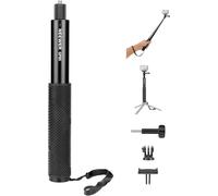NEEWER Kit de Tige d'Extension Compatible avec DJI OSMO Action 5 Pro 4 3 GoPro Insta360 AKASO, Selfie Stick Invisible 47,6"",Adaptateur pour Action Cam et Support Magnétique pour Vidéo,GP-85