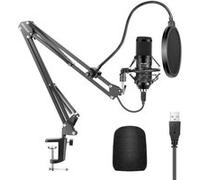 Microphone Neewer Kit de USB Microphone 192KHZ/ 24BIT Brancher et Jouer Ordinateur Cardioïde Mic Podcast Microphone à Condensateur avec Chipset de Son Professionnel,