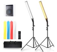 NEEWER Kit d'Éclairage Vidéo LED 2,4G, 40W Dimmable 3200K-5600K CRI97 avec Supports/Filtres/Sac de Transport pour Le Jeu, la Photographie, l'Enregistrement Vidéo Youtube TikTok, BH20B Ultra
