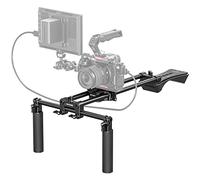 NEEWER Kit d'Épaule Universel, Système de Support Étendu 15mm 40cm, Stabilisateur de Caméra pour DSLR, Tournage, Compatible avec SmallRig Follow Focus/Support d'Objectif/Matte Box, SR004