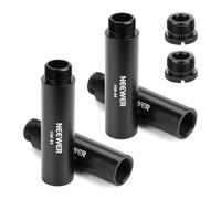 NEEWER Kit d'Extension pour Pied de Micro(6 Pièces), Tubes d'Extension en Alliage d'Aluminium et Adaptateurs de Montage à Filetage Mâle 5/8" vers Femelle 3/8" pour Perche de Bureau, HW-44
