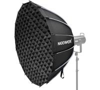 NEEWER Kit Softbox Parabolique, 47,2 pouces, Monture Bowens, avec Diffuseurs de Lumière pour Studio Photo, Vidéo, Streaming, éclairage, Compatible avec Aputure 120d Compatible avec Godox SL60w, NS73P