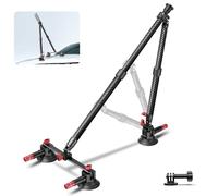 NEEWER Kit Support à Trois Ventouses pour Voiture, Support Caméra en Fibre Carbone, Adaptateur pour Action Cam, Rail NATO&Perche Extensible 60cm Compatible avec GoPro Insta360, Charge Max 1kg, CA136