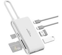 Neewer Lecteur De Cartes Sd Usb 3.2 Haute Vitesse Pour Cartes Sd 4.0/Uhs-Ii Sd/Tf4.0/Micro Sd Adaptateur Vers Type C & Usb A Pour Appareils Photo Caméras D'action Drones Phones Clés Usb Cp03d