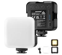 NEEWER LED Lampe Vidéo,Portable Bicolore 3200K~5600K Dimmable Caméra Lumière Douce avec 3 Chaussure Froide,CRI 97+,8 Modes Scène,Batterie Rechargeable 2000mAh pour Youtube/Vlog/Photographie,NL-36AI