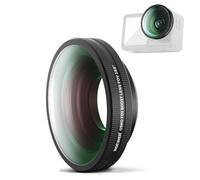 NEEWER OSMO Action FOV Boost Lentille, 185° FOV Grand Angle Compatible avec DJI OSMO Action 4/5 Pro Accessories, Fixation par Filetage, Objectif de Caméra d'action, FL-B30