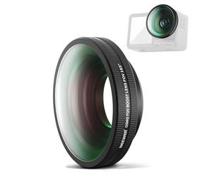 NEEWER Lentille FOV Boost Compatible avec DJI Osmo Action 4/5 Pro | Champs de Vision 185°,Objectif Grand Angle,Fixation Filetée,Accessoire Lentille Caméra d'Action