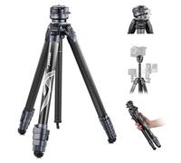 NEEWER LITETRIP LT32 62" Trépied de Voyage en Carbone avec Nivellement+/-5°