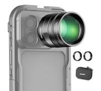 NEEWER Lot de 2 convertisseurs avec objectifs Macro 200 mm et 300 mm pour téléphone, Appareil Photo, téléobjectif Uniquement, 7 éléments en 5 Groupes, Filetage 17 mm, Compatible avec iPhone, Android