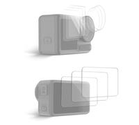 NEEWER Lot de 3 films Protection d'Écran compatibles avec DJI Osmo Action 5 Pro Caméra 9H HD Anti-Rayures Écran tactile Film en verre trempé,ne convient pas pour cadre de protection d'origine,CA147