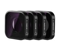 NEEWER Lot de 4 Filtres d'Objectif ND Compatibles avec GoPro Hero 12 11 10 9, ND4/ND8/ND16/ND32, Filtres d'objectif à Densité Neutre Multicouche, Verre Optique HD/Cadre Noir en Aluminium Aéronautique