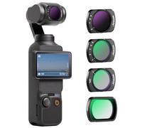 Neewer Lot de 4 filtres magnétiques Variables ND&UV et CPL compatibles avec DJI OSMO Pocket 3 Creator Combo Accessoires, caméra d'action Lot de 4 filtres UV CPL ND2-32 (1-5 arrêts) ND64-512 (6-9
