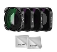 NEEWER Lot de 4 filtres ND compatibles avec GoPro Hero 12 Hero 11 Hero 10 9 Black (ND8 ND16 ND32 CPL) Multi-Couches HD Slim Densité Neutre Polariseur Filtre Kit de Filtre pour caméra d'action (Noir)