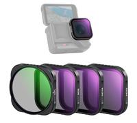 NEEWER Lot de 4 filtres ND compatibles avec Insta360 Ace Pro/Ace Pro 2,CPL + ND8 + ND16 + ND32,Non Compatible avec Version Mise à Jour Dotée Nouvelle Protection Objectif Octogonale Ronde,FL-C30