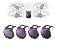 NEEWER Lot de 4 filtres ND pour Drone Neo, ND8/ND16/ND32/ND64, Accessoires pour Drone, Filtre à densité Neutre avec Verre Optique HD Multicouche Mince Compatible avec DJI Neo, FL-N28