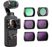 Neewer Lot De 6 Filtres Magnétiques Nd Cpl Uv Compatibles Avec Dji Osmo Pocket 3 Creator Combo Accessoires, Caméra D'Action Uv Nd16 Nd32 Nd64 Nd256 Densité Neutre Et Polarisant Et Filtres De-Neewer