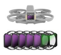NEEWER Lot de 6 filtres ND et UV à clipser compatibles avec DJI Avata 2, filtres UV et à densité neutre ND8 ND16 ND32 ND64 ND256 Accessoires d'objectif de drone avec cadre ultra fin et verre HD enduit