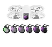 Neewer Lot de 6 filtres pour Drone Neo CPL/ND8/ND16/ND32/ND64/ND128 - Densité Neutre - Polarisant Circulaire - Accessoires Fins Multicouches - Verre Optique HD Compatible avec DJI Neo, FL-N30