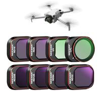 Neewer Lot de 8 filtres ND et CPL compatibles avec DJI Mini 4 Pro, filtres polarisants UV CPL ND8 ND16 ND32 ND64 ND128 ND256 CPL polarisants à densité Neutre pour Drone, Verre Optique HD