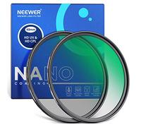 NEEWER Lot de filtres UV CPL 49 mm (Filtre polarisant) / Filtre d'objectif de Protection UV avec Verre Optique HD avec Nano-revêtement Double Face 30 Couches/Cadre en Aluminium Ultra Fin