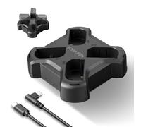 NEEWER LP-E6/LP-E6N/LP-E6NH/LP-E6P Chargeur de Batterie à 4 Canaux avec PD 60W Charge Rapide,Câble USB C,Chargeur Quad USB Compatible avec Canon EOS R5 Mark II 6D Mark II 5D Mark III 5D Mark IV,NW-P4