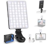 NEEWER Lumière Téléphone pour Selfie LED avec Clip, 60 LED de Haute Puissance, Batterie Rechargeable de 2000mAh, CRI95+, 3 Modes d'éclairage, Lampe Vidéo à Pince Portable pour Appels Via Zoom, TikTok