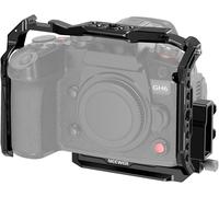 NEEWER Lumix GH6 Cage de Caméra, Plate-Forme Vidéo en Aluminium avec Serre-câble HDMI, Rail NATO, Sabot Froid, Plaque Base QR Type Arca Compatible avec Panasonic Lumix GH6 DJI RS3 Pro RSC2 RS2, CA055