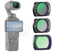 Neewer Lot de 6 filtres magnétiques ND CPL UV compatibles avec DJI OSMO Pocket 3 Creator Combo Accessoires, caméra d'action UV ND16 ND32 ND64 ND256 Densité Neutre et polarisant