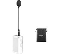 NEEWER Microphone à condensateur omnidirectionnel TRS 3,5 mm, Micro pour entretiens et créateurs de Contenu, Compatible avec DJI émetteurs de Micro sans Fil compatibles avec Rode Wireless GO II 2