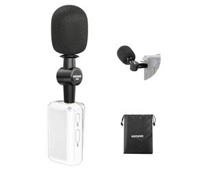 NEEWER Microphone Omnidirectionnel TRS 3,5mm pour Enregistreur DSLR caméra, Mini Micro, Compatible avec Rode Wireless GO II 2 CM28 DJI Transmetteur de Micro sans Fil,CM4