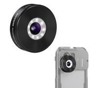 NEEWER Microscope de téléphone 45X Uniquement pour Plaque arrière filetée de 17 mm, Objectif Zoom Rechargeable avec Batterie 50 mAh, lumière LED, câble de Type C Compatible avec iPhone Samsung Cage