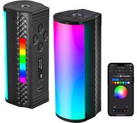 NEEWER Mini Bâton Lumineux LED Magnétique Portatif, Contrôle APP, Stick Eclairage Vidéo RGB Teinte 360°, Batterie 2500mAh, 2500K 8500K Réglable IRC 97, 17 Scènes Lumiere pour Photo Vlog TikTok, TL97C
