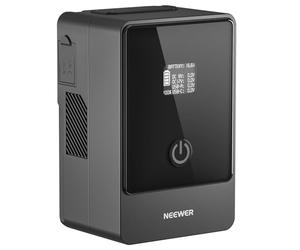 NEEWER Mini Batterie V Mount 6800mAh 99Wh 14,5V, Mini Batterie V-Lock avec PD 65W USB-C/D Tap/BP/USB A/Double Port DC/Écran OLED pour Appareil Photo Caméra,Compatible avec SmallRig BMPCC 4k 6k, PS099E