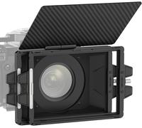 NEEWER Mini Matte Box avec Deux Plateaux de Filtre 4"x5.65",4 adaptateurs d'anneau d'objectif Circulaire(67/72/77/82mm),Compatible avec SmallRig Accessoire et K&F NISI TIFFEN Filtre,PG002