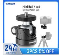 NEEWER Mini rotule, trépied Portable, adaptateur de montage de caméra pour caméra d'action DSLR, téléphone, anneau lumineux LED, curseur monopode
