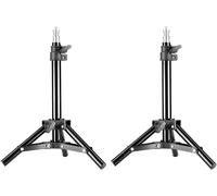 NEEWER Mini Set de 2 Pieds d'éclairage arrière en Aluminium pour réflecteur/Softbox/lumière/diffuseur/Fond Hauteur maximale 80 cm