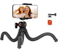 NEEWER Mini Trépied Flexible Caméra Smartphone avec Télécommande, Perche à Selfie Vlog avec Phone Holder et Action Camera Adapter Compatible avec GoPro Insta360 iPhone Samsung,Digital Camera,TP34