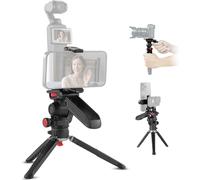 NEEWER Mini Trépied pour Appareil Photo et Smartphone avec poignée/Adaptateur caméra d'action/360° Pan&Tilt, Vlog, Compatible avec iPhone GoPro Hero 13 12 11 10 Reflex numériques Samsung, TS003